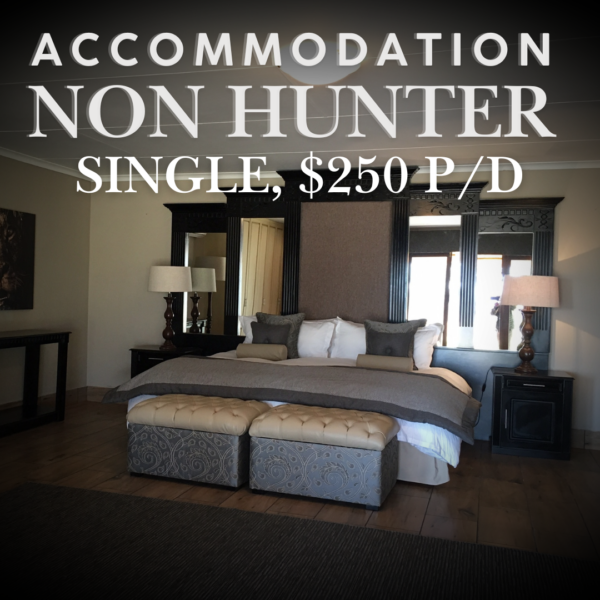 Accommodation - Non Hunter Single Per Day