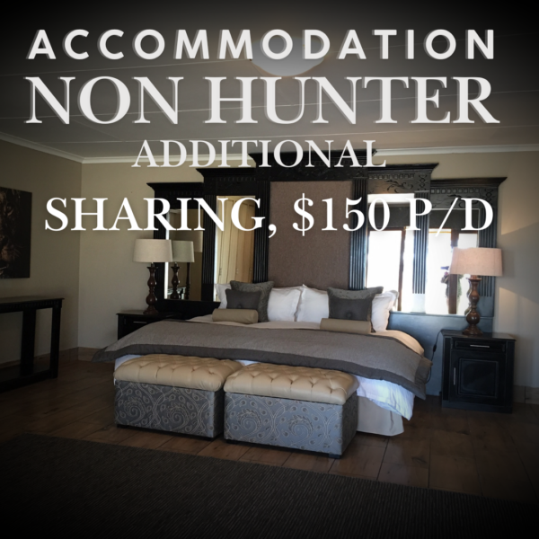 Accommodation - Additional Non Hunter Sharing Per Day